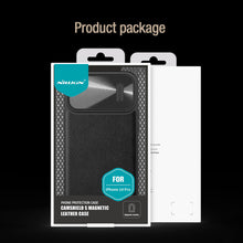 Заредете изображение във визуализатора на галерията – Nillkin CamShield S Leather Magnetic Case for Iphone 14 Pro Max black
