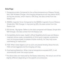 Заредете изображение във визуализатора на галерията – Baseus Simple Mini3 magnetic charger MagSafe Qi 15W purple

