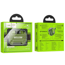 Заредете изображение във визуализатора на галерията – HOCO wireless bluetooth headset TWS EW55 Trendy True army green
