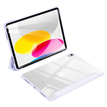 Заредете изображение във визуализатора на галерията – Dux Ducis Copa case for iPad 10.9'' 2022 (10 gen.) smart cover stand purple

