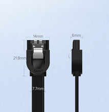 Заредете изображение във визуализатора на галерията – Ugreen SATA 3.0 cable 0.5m black (US217)
