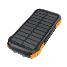 Заредете изображение във визуализатора на галерията – Choetech solar powerbank with inductive charging 10000mAh Qi 5W orange (B659)
