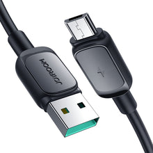Заредете изображение във визуализатора на галерията – Micro USB cable - USB 2.4A 2m Joyroom S-AM018A14 - black

