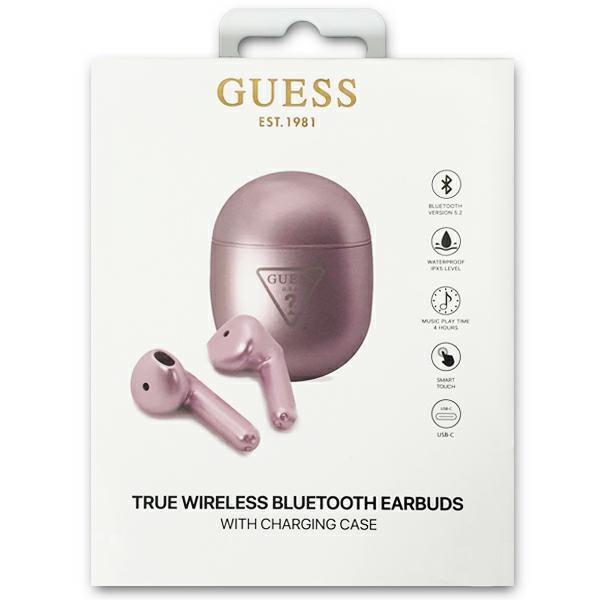 Guess GUTWST82TRU TWS Bluetooth Headphones Purple Purple