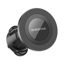 Заредете изображение във визуализатора на галерията – Borofone Car holder BH90 Ring magnetic to air vent black
