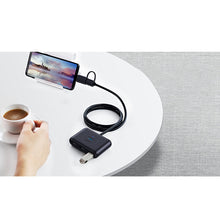 Заредете изображение във визуализатора на галерията – Ugreen HUB 4in1 USB-C - 4xUSB 3.0 5Gb/s 1m black (CR113)
