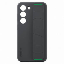 Заредете изображение във визуализатора на галерията – Samsung Silicone Grip Cover Case for Samsung Galaxy S23 silicone cover with wrist strap black (EF-GS911TBEGWW)
