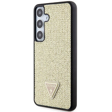 Заредете изображение във визуализатора на галерията – Guess Rhinestone Triangle case for Samsung Galaxy S24+ - gold

