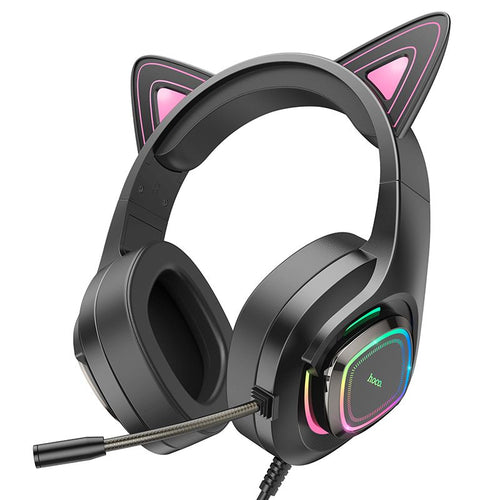 HOCO Gaming headphones Cute Cat Luminous W107 phantom