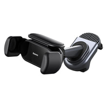 Заредете изображение във визуализатора на галерията – Electric car holder with solar panel for Tesla Model 3 / Y Baseus T-Space - black
