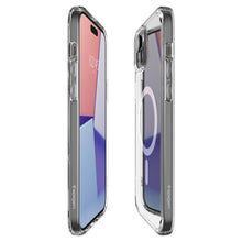Заредете изображение във визуализатора на галерията – Spigen Crystal Hybrid MagSafe, white - iPhone 15
