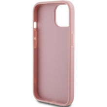 Заредете изображение във визуализатора на галерията – Original Case GUESS hardcase Glitter Script Big 4G GUHCP15MHG4SGP for Iphone 15 Plus pink
