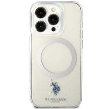 Заредете изображение във визуализатора на галерията – US Polo USHMP15XUCIT iPhone 15 Pro Max 6.7" transparent MagSafe Collection
