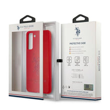 Заредете изображение във визуализатора на галерията – Original faceplate case US POLO USHCS21SSLHRTRE for SAMSUNG S21 (Silicone On Tone / red)
