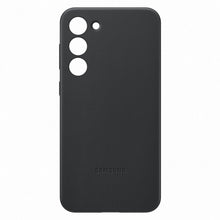 Заредете изображение във визуализатора на галерията – Samsung Leather Cover case for Samsung Galaxy S23+ case made of natural leather black (EF-VS916LBEGWW)
