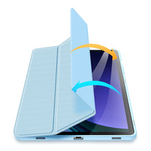 Заредете изображение във визуализатора на галерията – Dux Ducis Toby case with flip stand for Samsung Galaxy Tab S9 FE - blue
