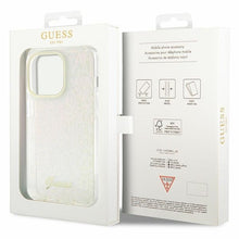 Заредете изображение във визуализатора на галерията – Original Case GUESS IML Faceted Mirror Disco Iridescent hardcase GUHCP15XHDECMP for Iphone 15 Pro Max pink
