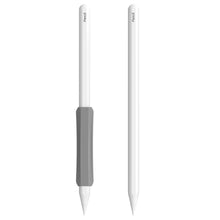 Заредете изображение във визуализатора на галерията – Stoyobe Silicone Holder silicone holder for Apple Pencil 1 / Apple Pencil 2 / Huawei M-Pencil gray
