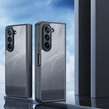 Заредете изображение във визуализатора на галерията – Samsung Galaxy Z Fold5 5G armored case compatible with MagSafe Dux Ducis Aimo Mag - black

