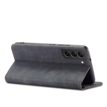 Заредете изображение във визуализатора на галерията – Magnet Fancy Case for Samsung Galaxy S23 Ultra flip cover wallet stand black
