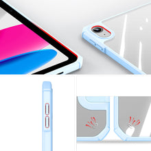 Заредете изображение във визуализатора на галерията – Dux Ducis Copa case for iPad 10.9'' 2022 (10 gen.) smart cover stand blue
