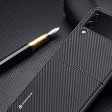 Заредете изображение във визуализатора на галерията – Dux Ducis Fino case is made of nylon material for Samsung Galaxy Z Flip4 black
