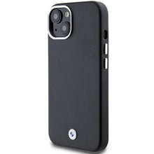 Заредете изображение във визуализатора на галерията – BMW Signature Wrapped Metal MagSafe case for iPhone 15 Plus / 14 Plus - black
