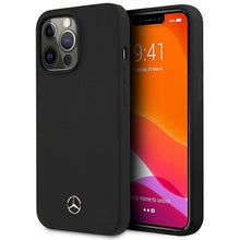 Заредете изображение във визуализатора на галерията – Mercedes MEHCP13XSILBK iPhone 13 Pro Max 6,7" czarny/black hardcase Silicone Line
