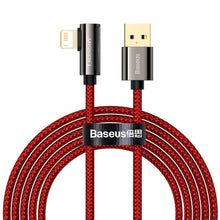 Заредете изображение във визуализатора на галерията – Baseus Legend Mobile Game Elbow Cable USB - Lightning 2,4A 1m red (CACS000109)
