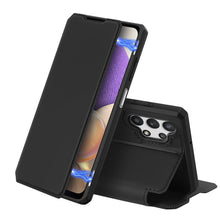 Заредете изображение във визуализатора на галерията – DUX DUCIS Skin X Bookcase type case for Samsung Galaxy A32 5G black
