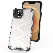 Заредете изображение във визуализатора на галерията – Honeycomb case for iPhone 14 armored hybrid cover transparent
