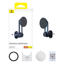 Заредете изображение във визуализатора на галерията – BASEUS car holder for air vent compatybile with MagSafe MagPro C40161200121-00/BS-CW02
