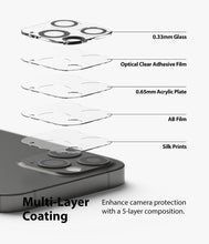 Заредете изображение във визуализатора на галерията – Ringke Camera Protector Glass Full Camera Tempered Glass Camera Lens for iPhone 12 transparent (C1G014)
