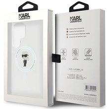 Заредете изображение във визуализатора на галерията – Karl Lagerfeld IML Ikonik MagSafe case for Samsung Galaxy S23 Ultra - transparent
