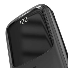 Заредете изображение във визуализатора на галерията – Power bank baseus qpow - 10 000mah lcd quick charge pd15w with cable to lightning 8-pin black ppqd-b01 - TopMag
