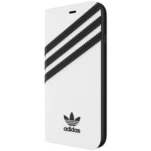 Заредете изображение във визуализатора на галерията – Adidas OR Booklet Case PU iPhone 6 / 6s / 7 / 8 / SE2020 / SE2022 white/white 39158
