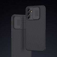 Заредете изображение във визуализатора на галерията – Nillkin CamShield Case for Samsung Galaxy A14 5G / Galaxy A14 cover with camera cover blue

