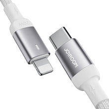 Заредете изображение във визуализатора на галерията – Joyroom cable USB C - Lightning 20W A10 Series 1.2 m white (S-CL020A10)
