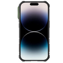 Заредете изображение във визуализатора на галерията – Nillkin CamShield Armor Pro Magnetic Case iPhone 14 Pro Magnetic MagSafe Cover with Camera Cover Dark Green
