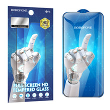 Заредете изображение във визуализатора на галерията – Borofone Tempered glass BF6 Diamond Armor Full Screen HD for Iphone 14/13/13 Pro
