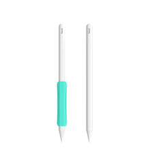 Заредете изображение във визуализатора на галерията – Stoyobe Silicone Holder Set of Silicone Holders for Apple Pencil 1 / Apple Pencil 2 / Huawei M-Pencil Dark Blue+Light Blue+Black (3 Pack)
