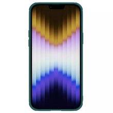 Заредете изображение във визуализатора на галерията – Nillkin CamShield S Leather Magnetic Case for Iphone 14/13 green
