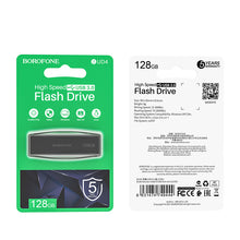 Заредете изображение във визуализатора на галерията – Borofone Pendrive BUD4 Wonder USB 3.0 128GB
