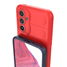 Заредете изображение във визуализатора на галерията – Magic Shield Case for Samsung Galaxy A54 5G flexible armored cover burgundy
