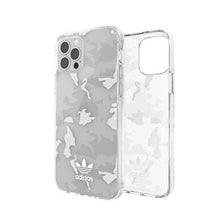 Заредете изображение във визуализатора на галерията – Adidas OR SnapCase Camo iPhone 12/12 Pro transparent/white 43705
