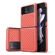 Заредете изображение във визуализатора на галерията – Dux Ducis Venice case for Samsung Galaxy Z Flip 4 leather case red
