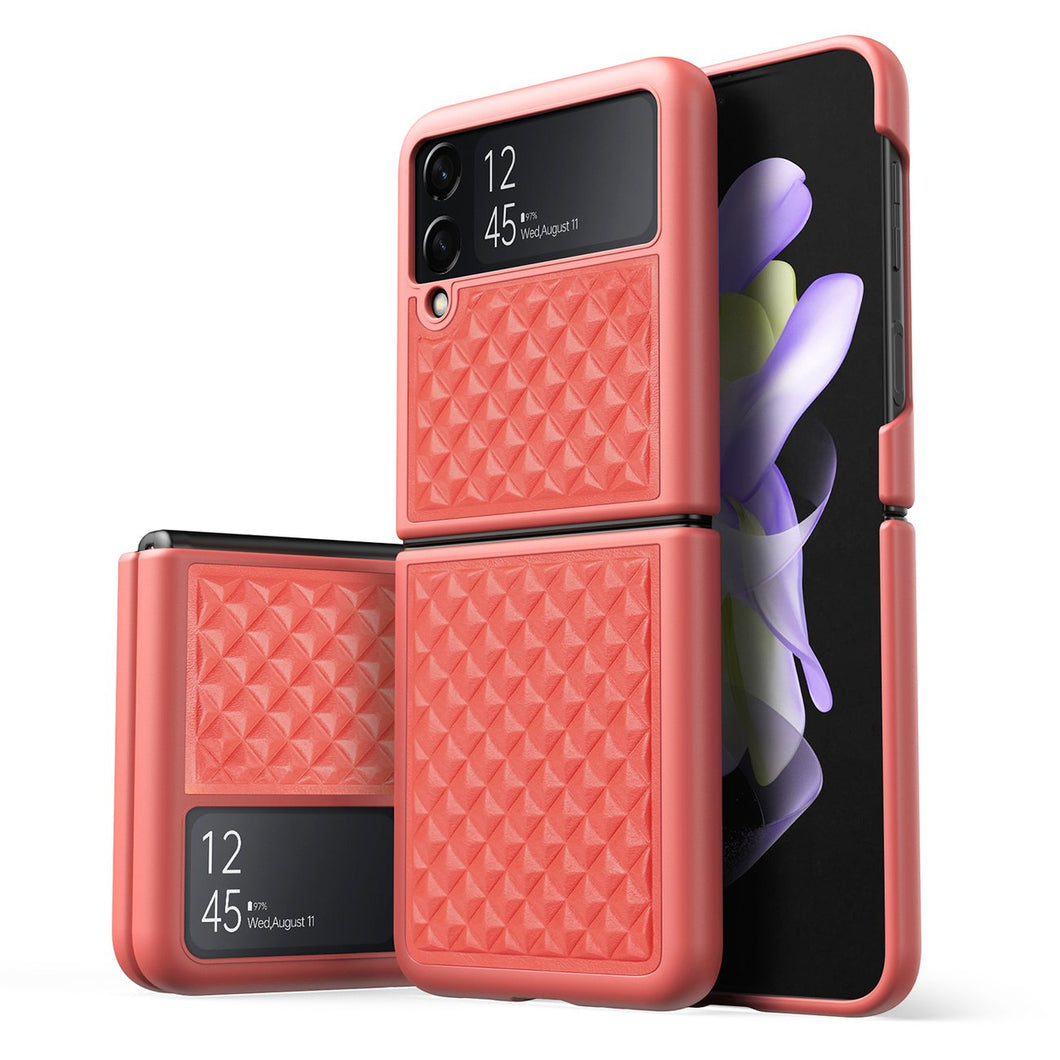 Dux Ducis Venice case for Samsung Galaxy Z Flip 4 leather case red