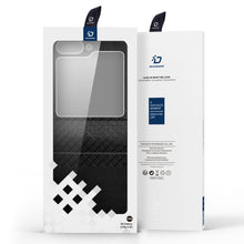 Заредете изображение във визуализатора на галерията – Samsung Galaxy Z Flip5 5G Flip Leather Case Wallet Back Cover Dux Ducis Bril - Black
