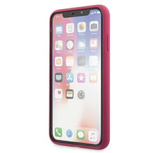Заредете изображение във визуализатора на галерията – Karl Lagerfeld KLHCPXSLFKFU iPhone X/Xs hardcase fuksja/fushia Silicone Ikonik
