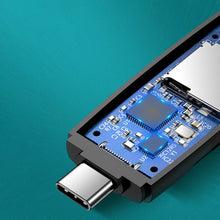 Заредете изображение във визуализатора на галерията – Ugreen adapter SD / micro SD card reader (USB-A / USB-C) black (CM304)

